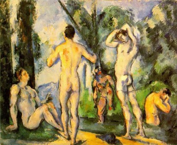 Bañistas 2 Paul Cezanne Desnudo impresionista Pinturas al óleo